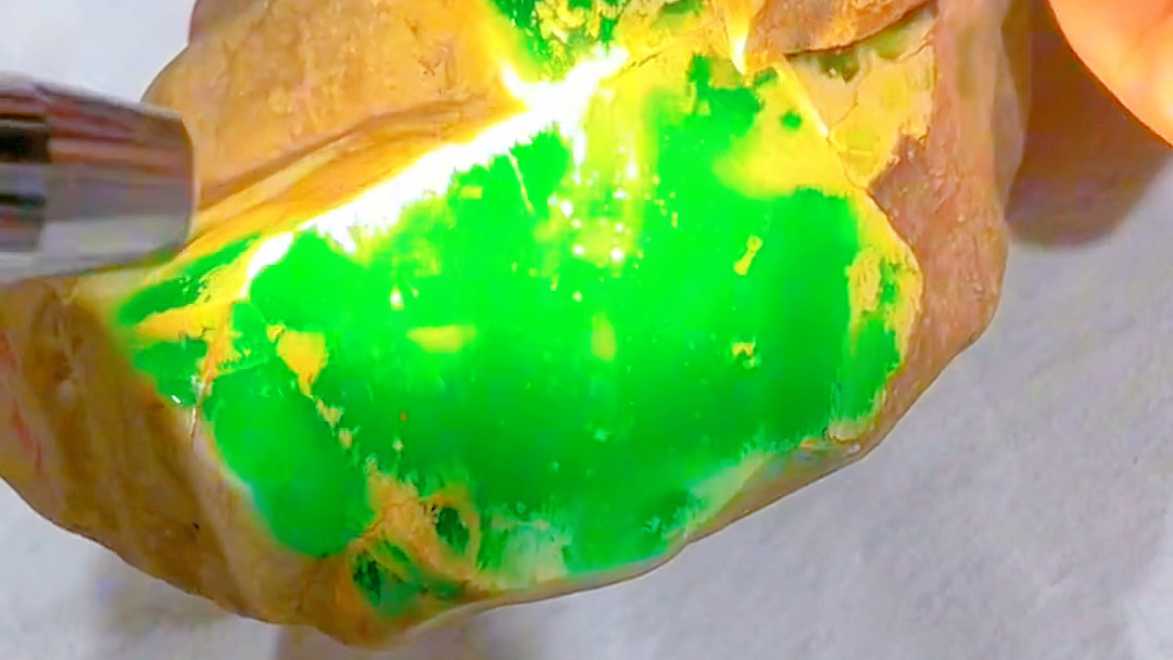 高货#翡翠原石 #天然翡翠 #色料 #原石毛料 #高端翡翠