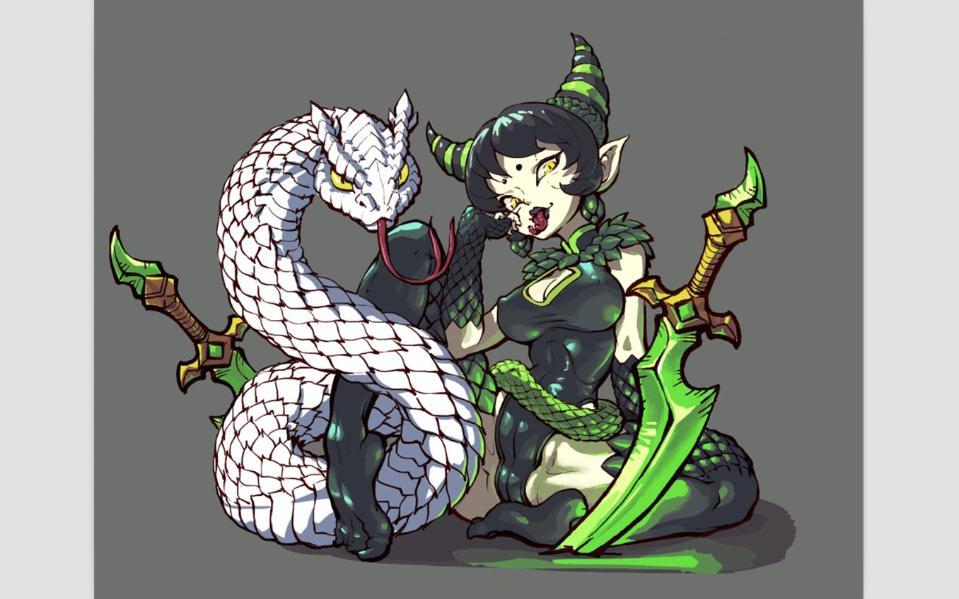 【斩妖raksasi】柳仙-特殊动作模组武器防反打法【正