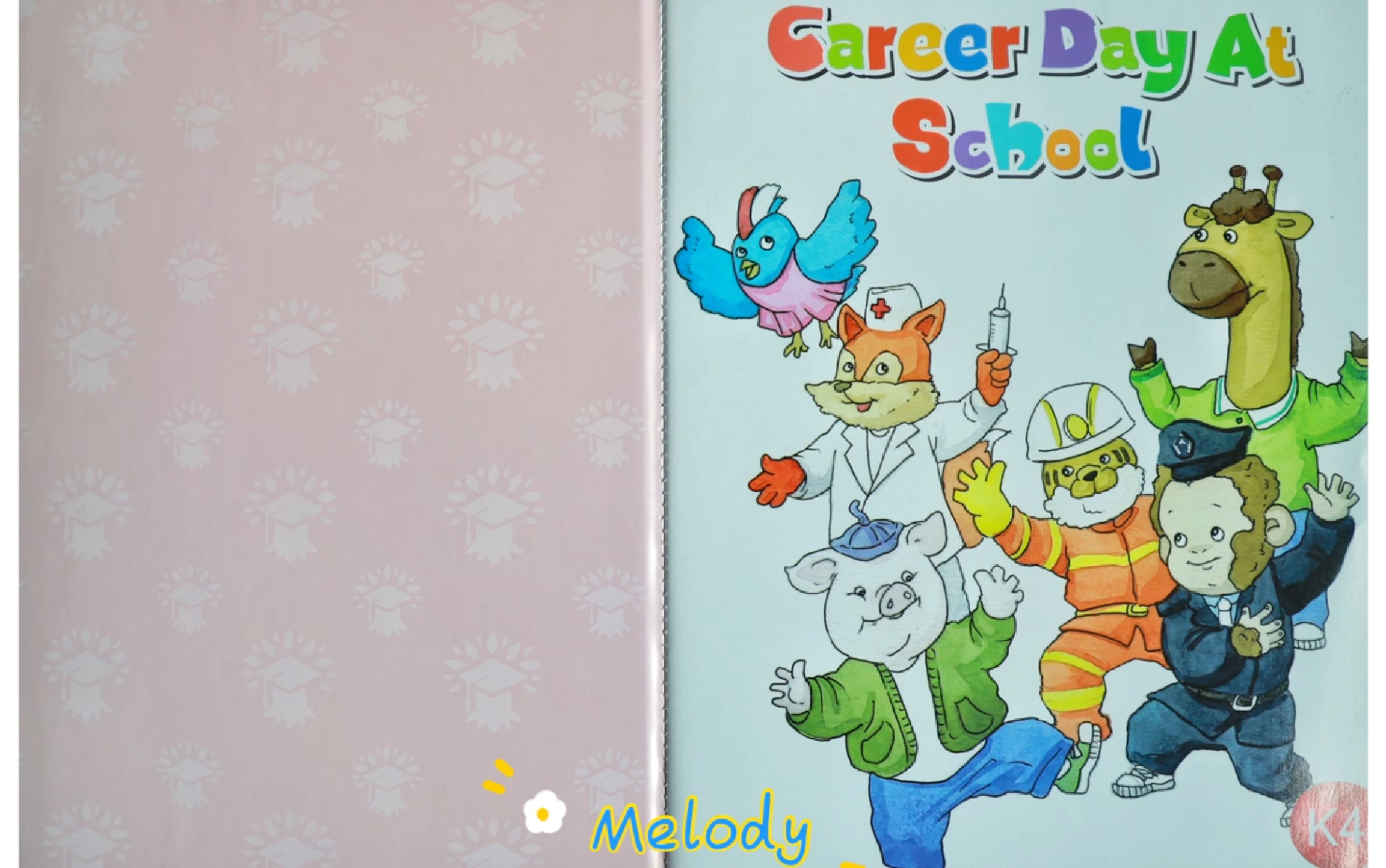 活动作品melody读英语绘本careerdayatschool