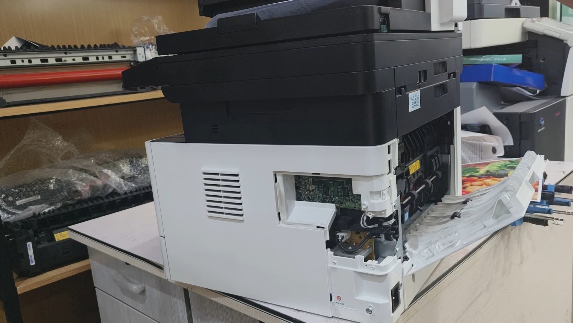 京瓷m2540dn更换定影器步骤