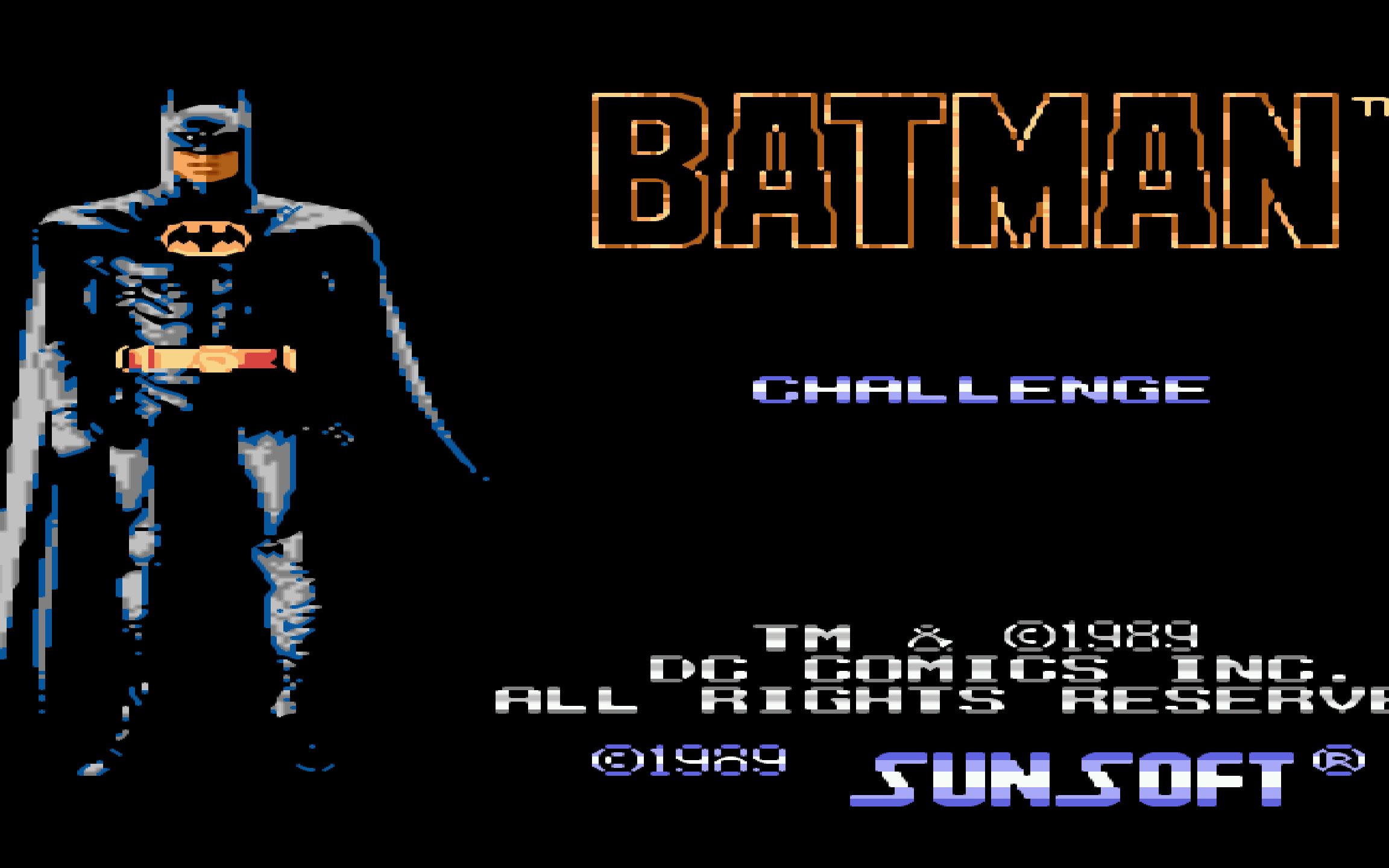 【fc】蝙蝠侠1代改版:竞技场v1.1 这才是难度的完全体!