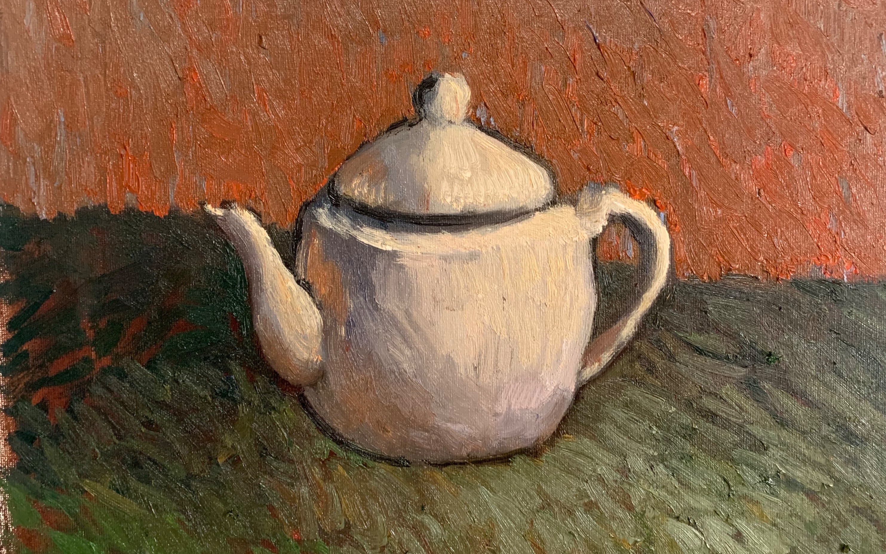 【油画写生】向 b>梵高 /b>致意 追寻色彩自由