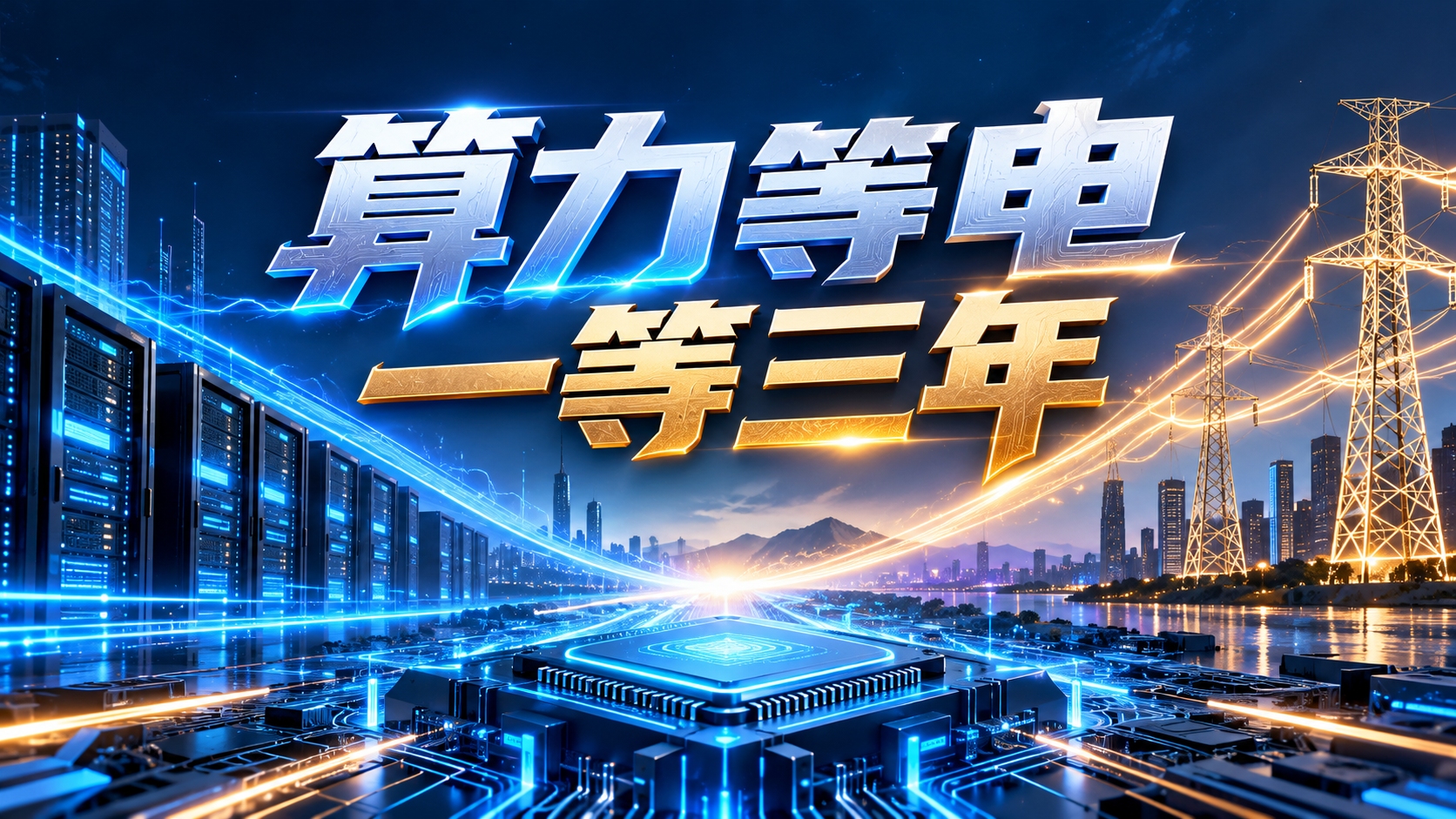 算力等电，一等三年