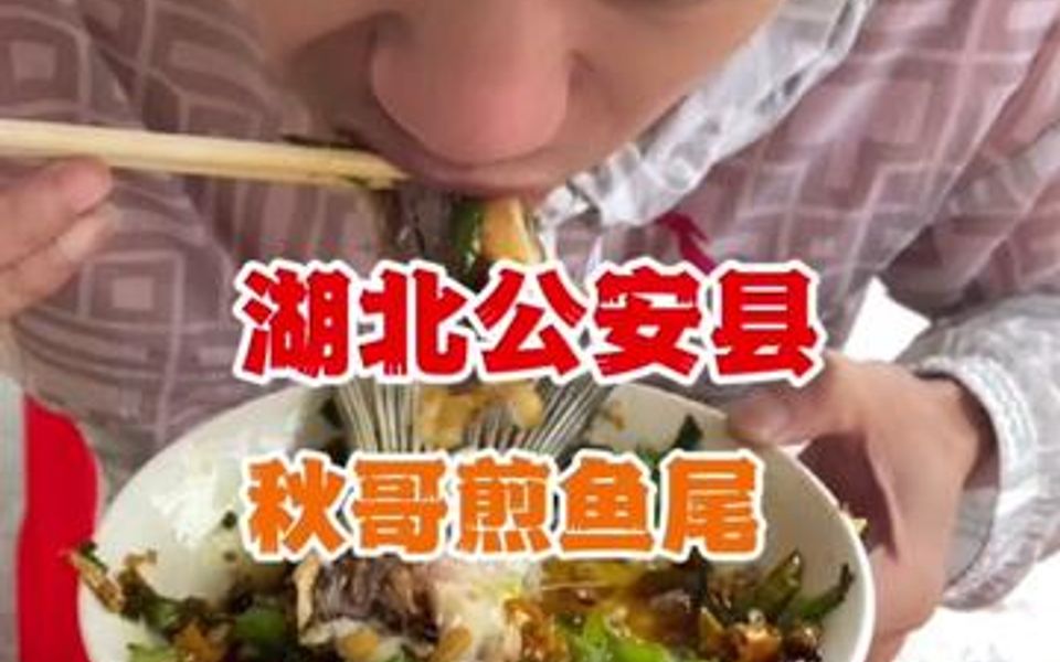 老板居然把边角料鱼尾做成了一道美食,变废为宝,一天鱼尾卖500多个,每天都有全国各地人品尝煎鱼尾,成了公安县的名片哔哩哔哩bilibili