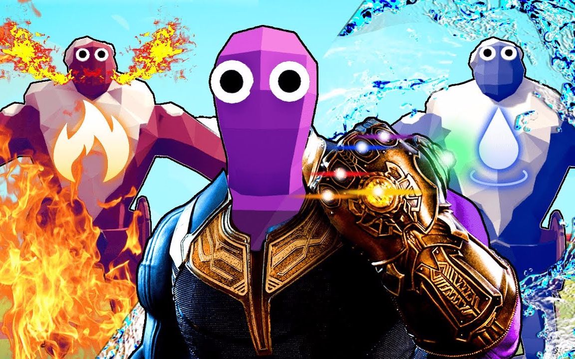 国王获得无限手套 灭霸无奈挑战隐形人 haha解说tabs