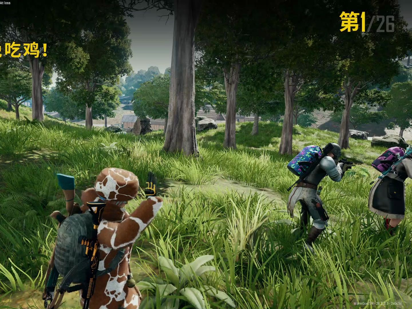 【晓神pubg】萨诺划水吃鸡局—— 和ss jt 糖宝四排