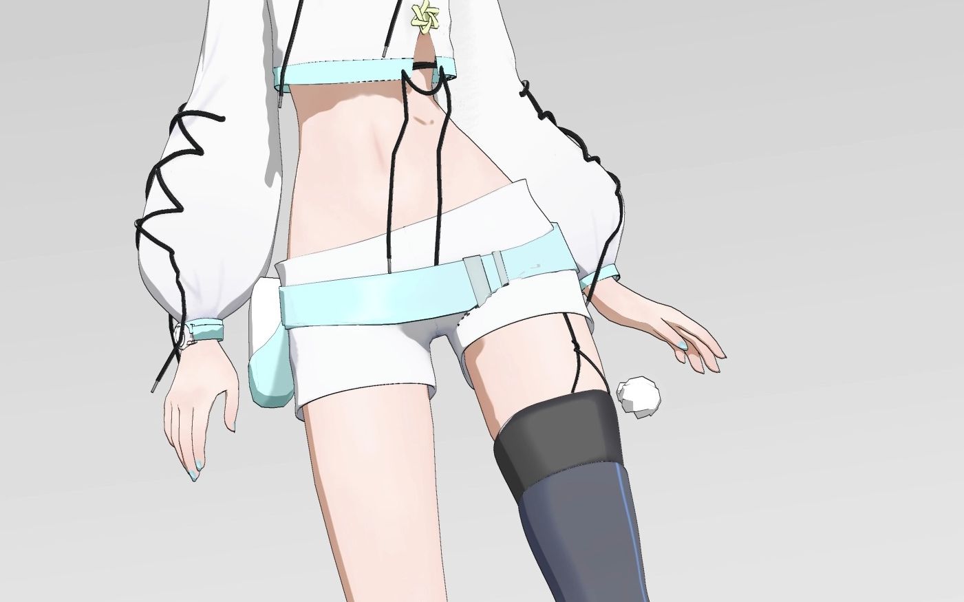 只需要最简单的烹饪方式【言和mmd】【改模配布】-藩藤-mmd腰控精选