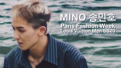 K Crush  WINNER Mino sải bước trên sàn diễn Louis Vuitton  Facebook