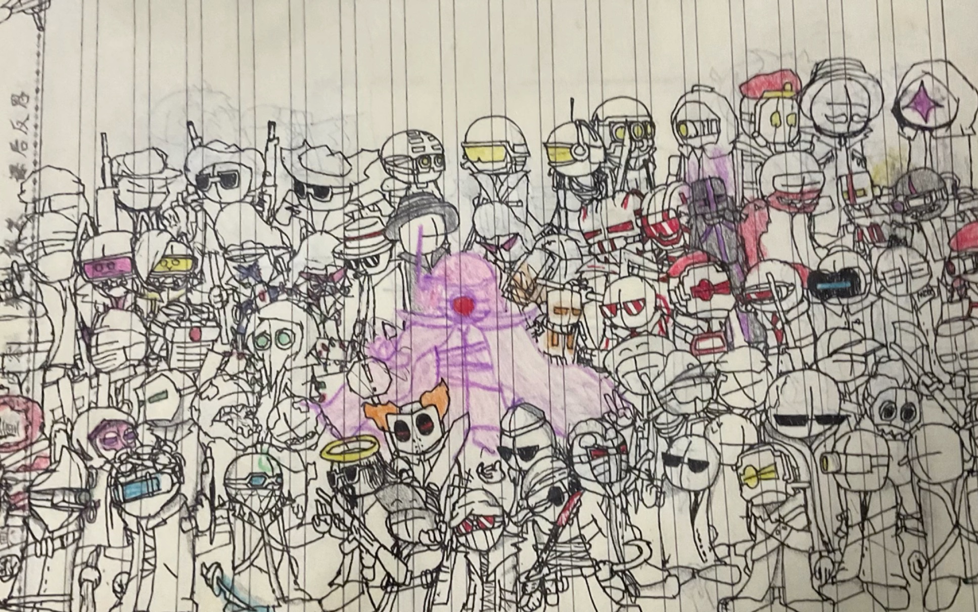 没事画的画,很劣质谨慎观看,主要为暴力迪吧