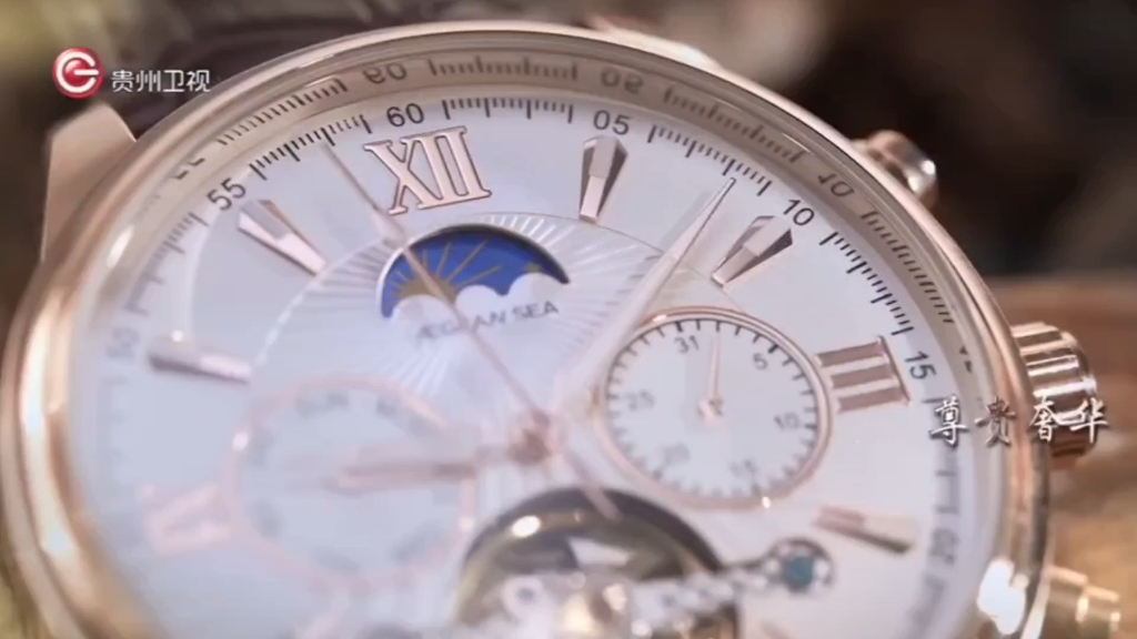 【鬼畜素材】瑞士爱琴海日月星辰腕表