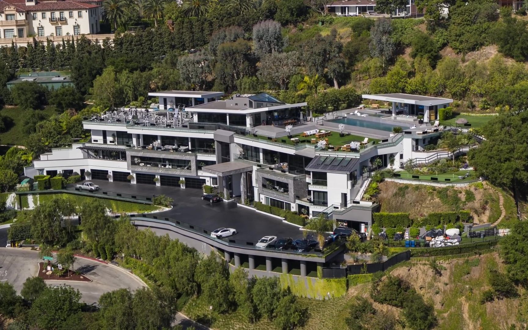 贝莱尔豪宅6750万美元的大型时尚豪庭10979chalonroad洛杉矶加州