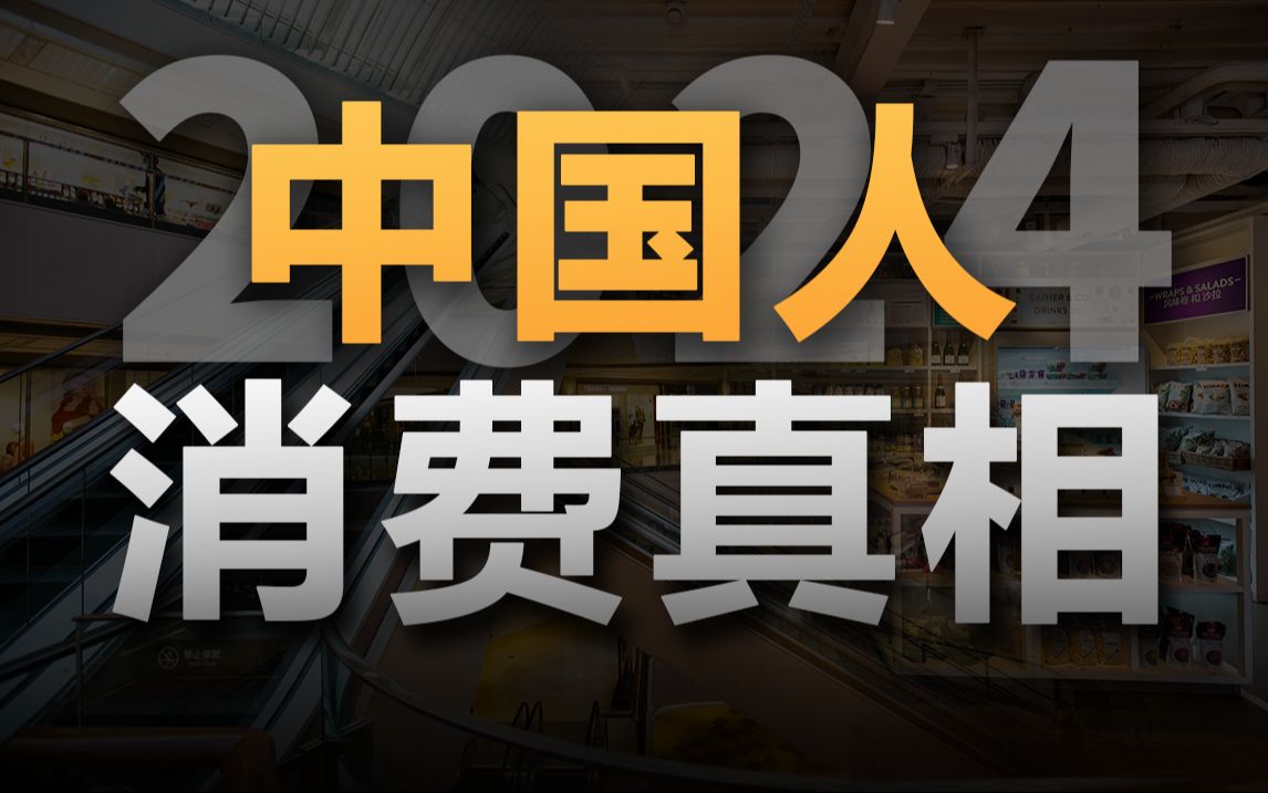 你的钱都花去哪了?2024消费真相:吃饭住宿占一半,城乡差距有点大【社会真相29】哔哩哔哩bilibili