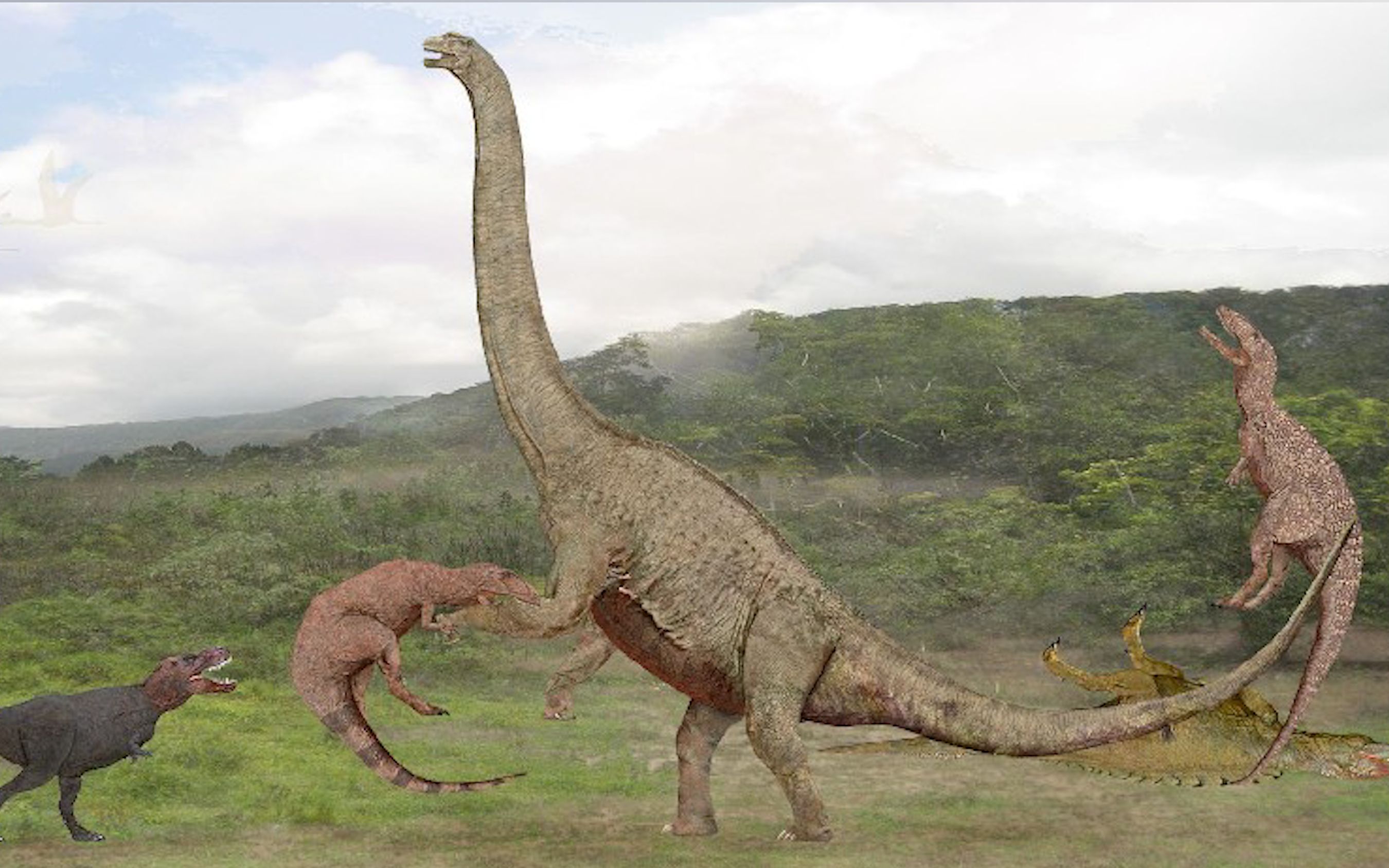 最大的兽脚类恐龙图片