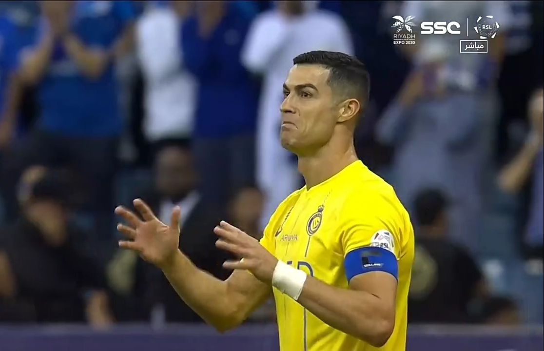 利雅得新月3:0利雅得胜利 米神梅开二度 c罗破门越位在先!