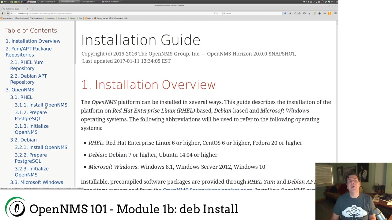 OpenNMS 101  Module 1b Installation Using debs (DebianUbuntu)哔哩哔哩bilibili