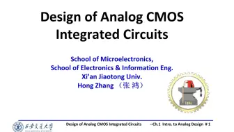 【西安交通大学】集成电路设计 模拟CMOS  XJTU_张鸿教授（对应Razavi 1-10章）