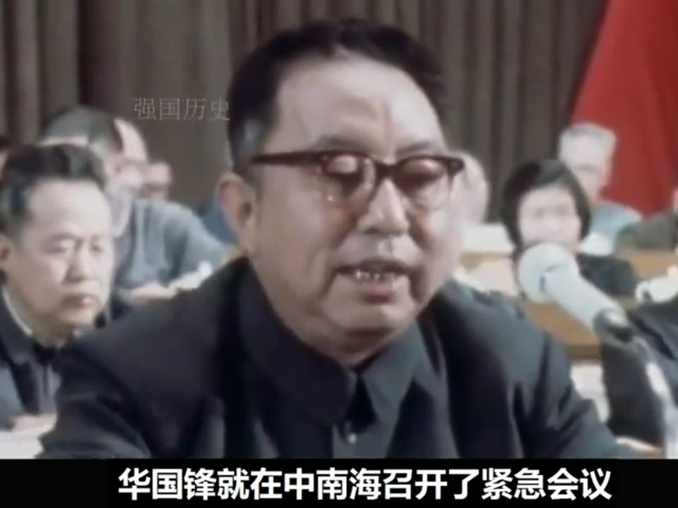 1976年在主席追悼会上,华国锋叱责一人,说他是故意捣乱哔哩哔哩bilibili