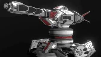 【3dmax建模】从box盒子制作完整炮台模型
