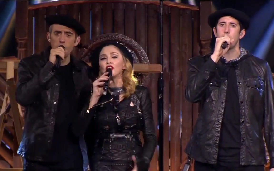 【2012年mdna巴黎场】麦当娜madonna - masterpiece (live the mdna