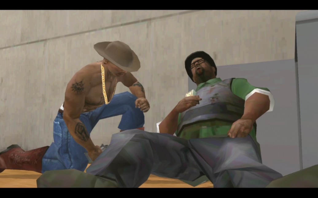 gtasa大结局斯莫克汤普尼双领盒饭节局有彩蛋