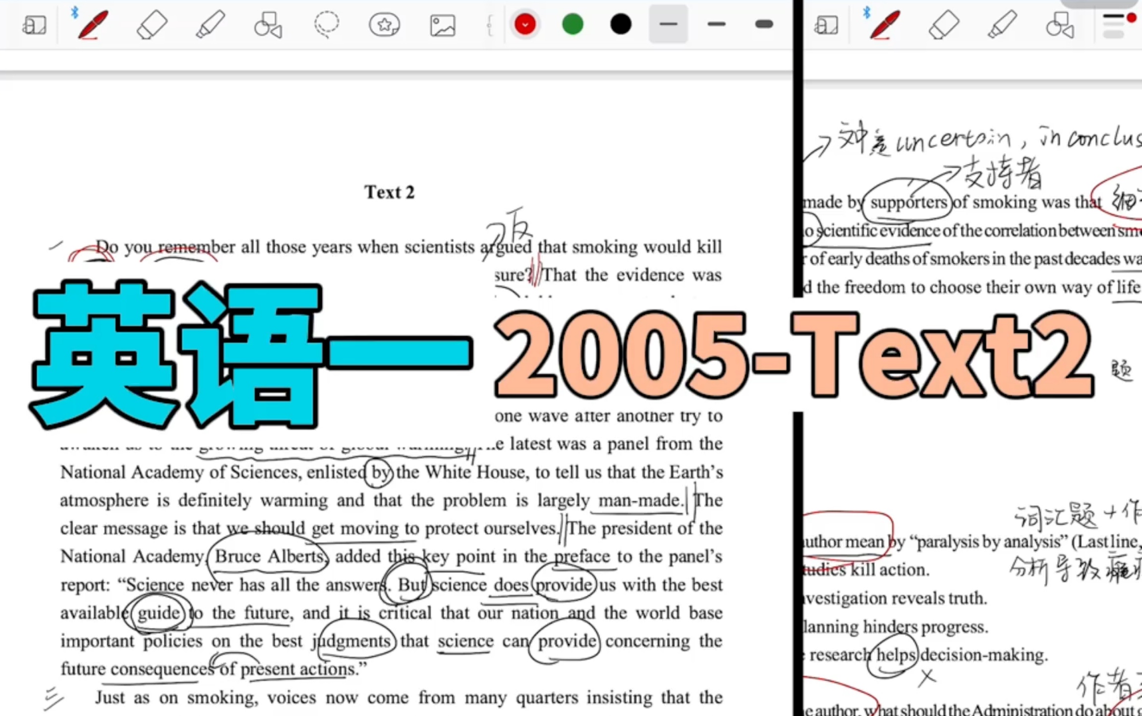 【考研英语一】2005Text2全球气候变暖问题亟待解决哔哩哔哩bilibili