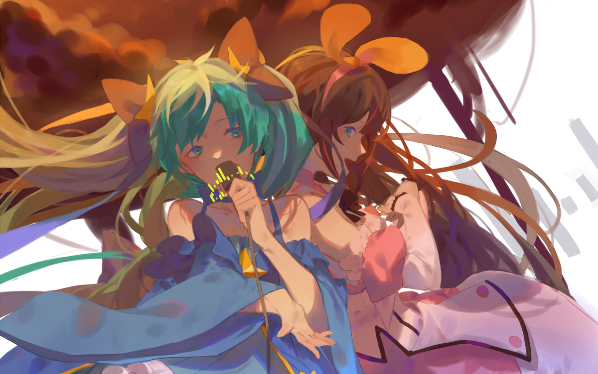 【mmd】dive to blue [kizuna ai & miku] 来自爱酱的爱意