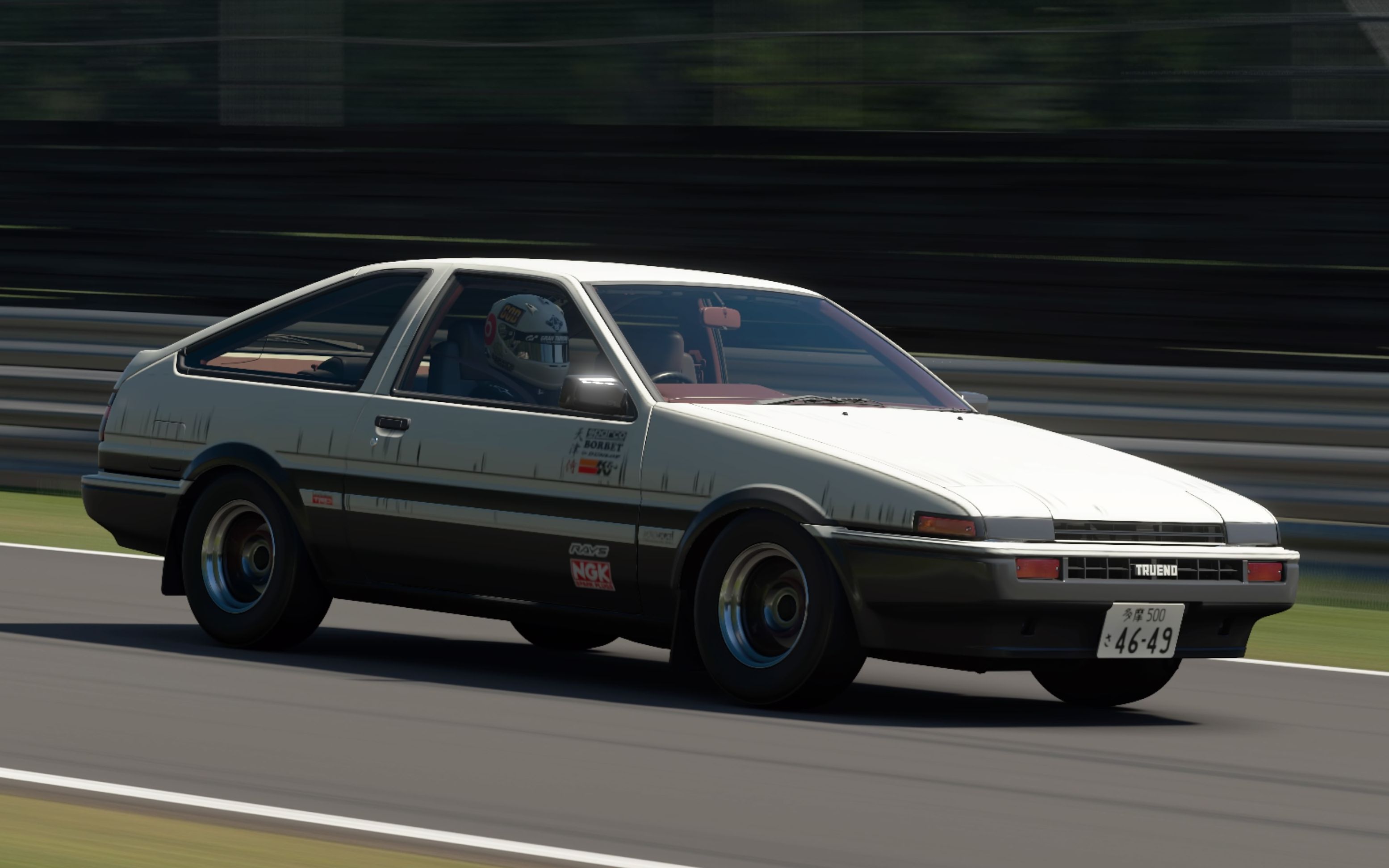 【gtsport】紐堡林ae86單圈計時更新 7分28秒_嗶哩嗶哩_bilibili