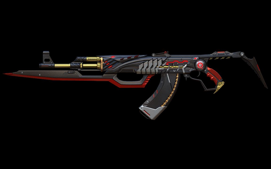 cf vvip"ak47-黑鲨《ak47_redriflebeast》" 外观展示.