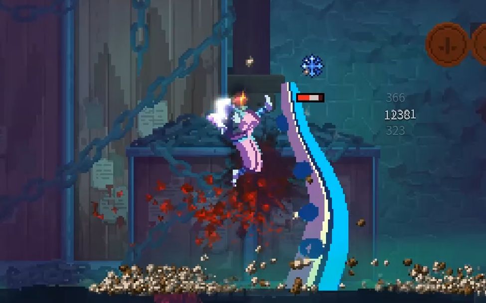 【钉鞋】无伤之肿胀眼魔~《死亡细胞》(全武器无伤全boss系列)