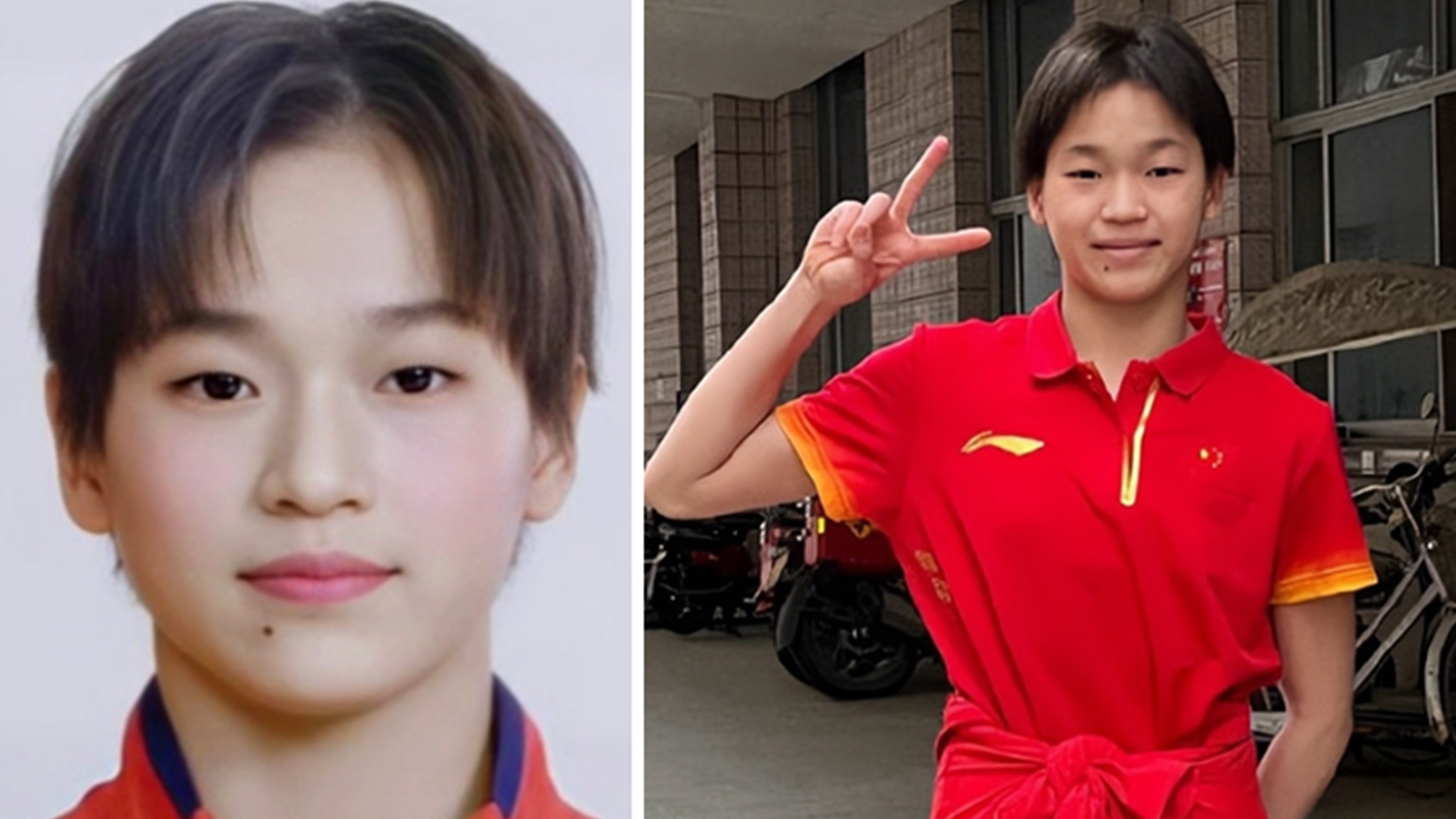 涂口红化浓妆,全红婵新造型惊艳亮相,大变样让人差点儿认不出