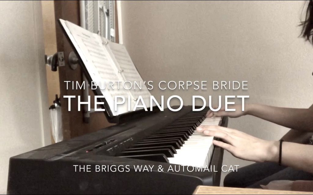 [图]僵尸新娘 四手联弹《the Piano Duet》Corpse Bride：：西子酱