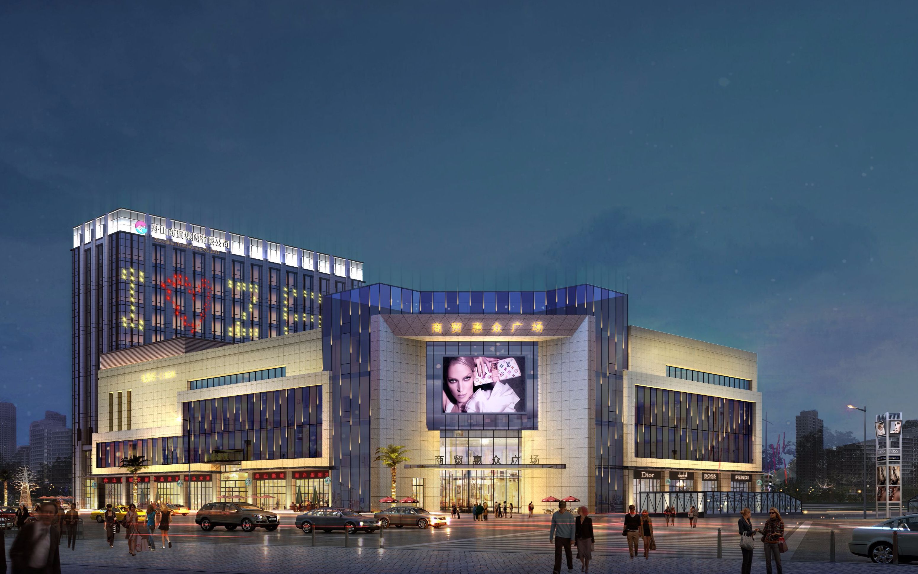 河南明亮照明:三门峡商场楼体亮化提升客流量的技巧(一)#灯光亮化