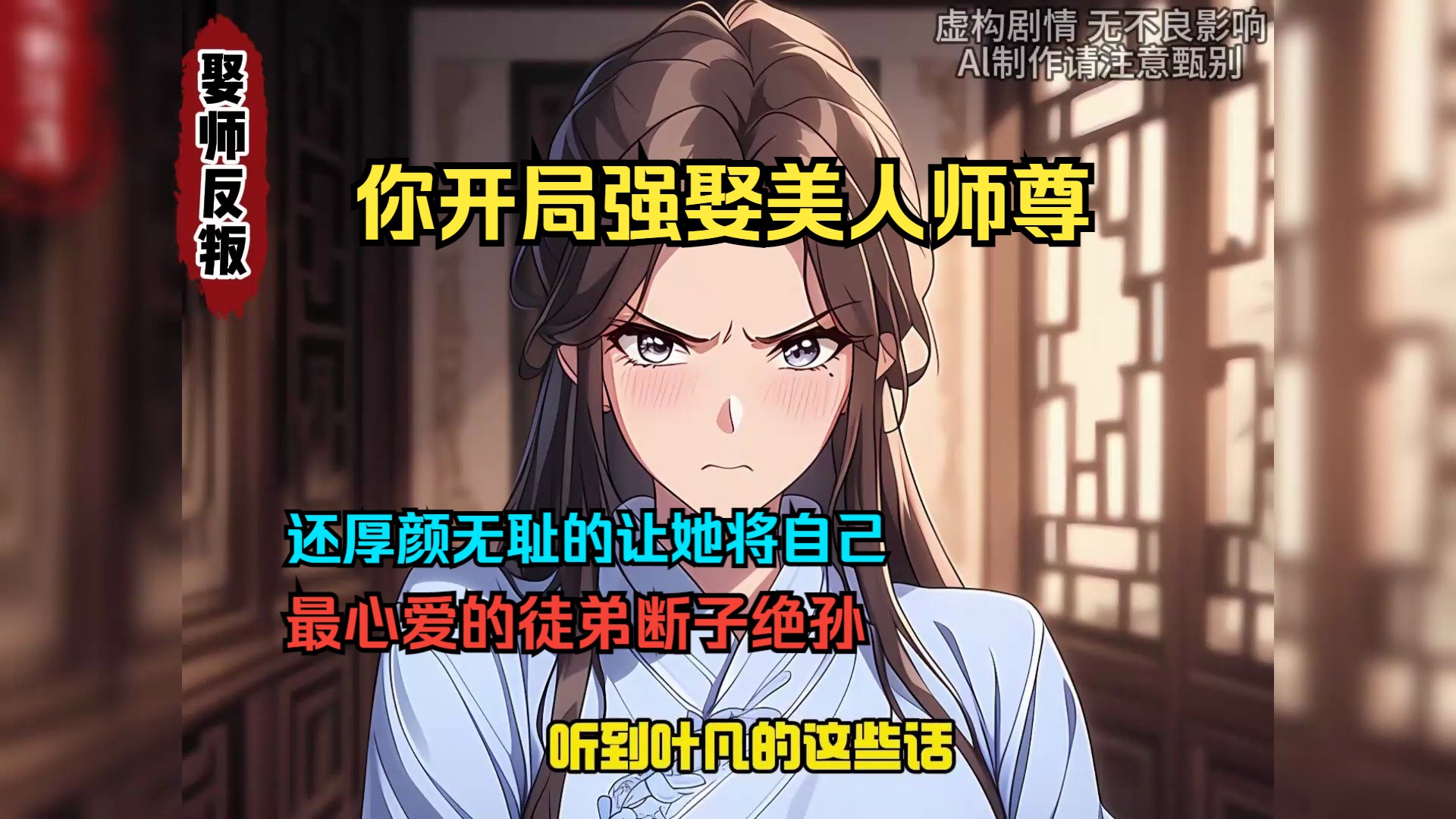 [图]《取师反叛》你开局强娶世间极品的美人师尊，还要求她将他最心爱的徒弟断子绝孙！