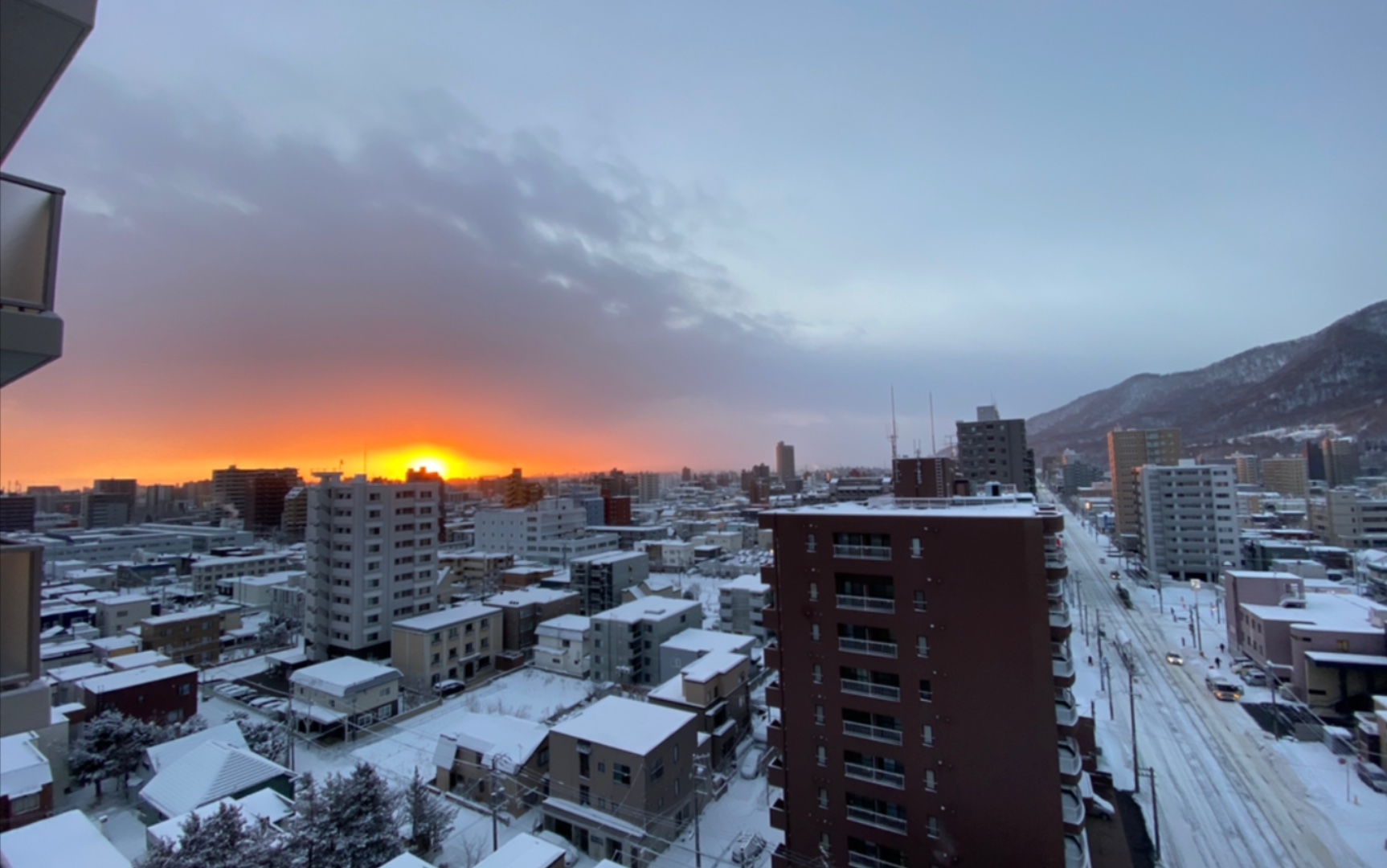 札幌又下雪啦