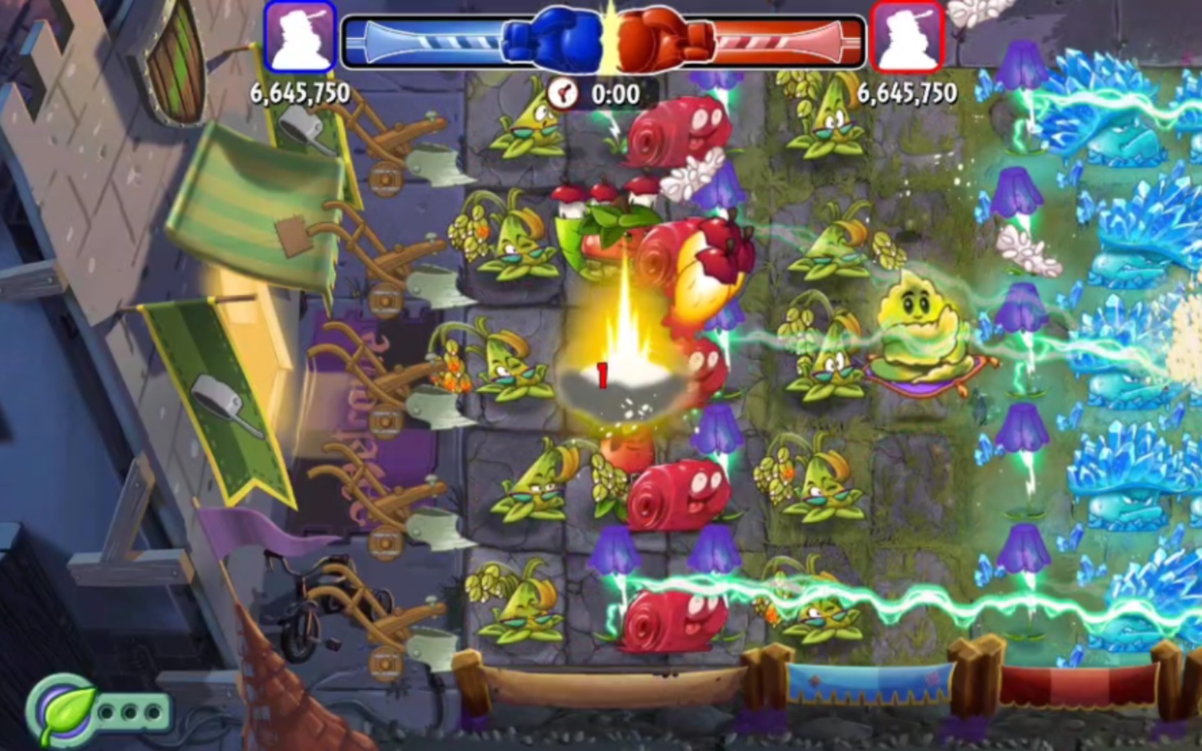 [湾]《pvz2》arena对战赛-爆裂莓藤90万-660万