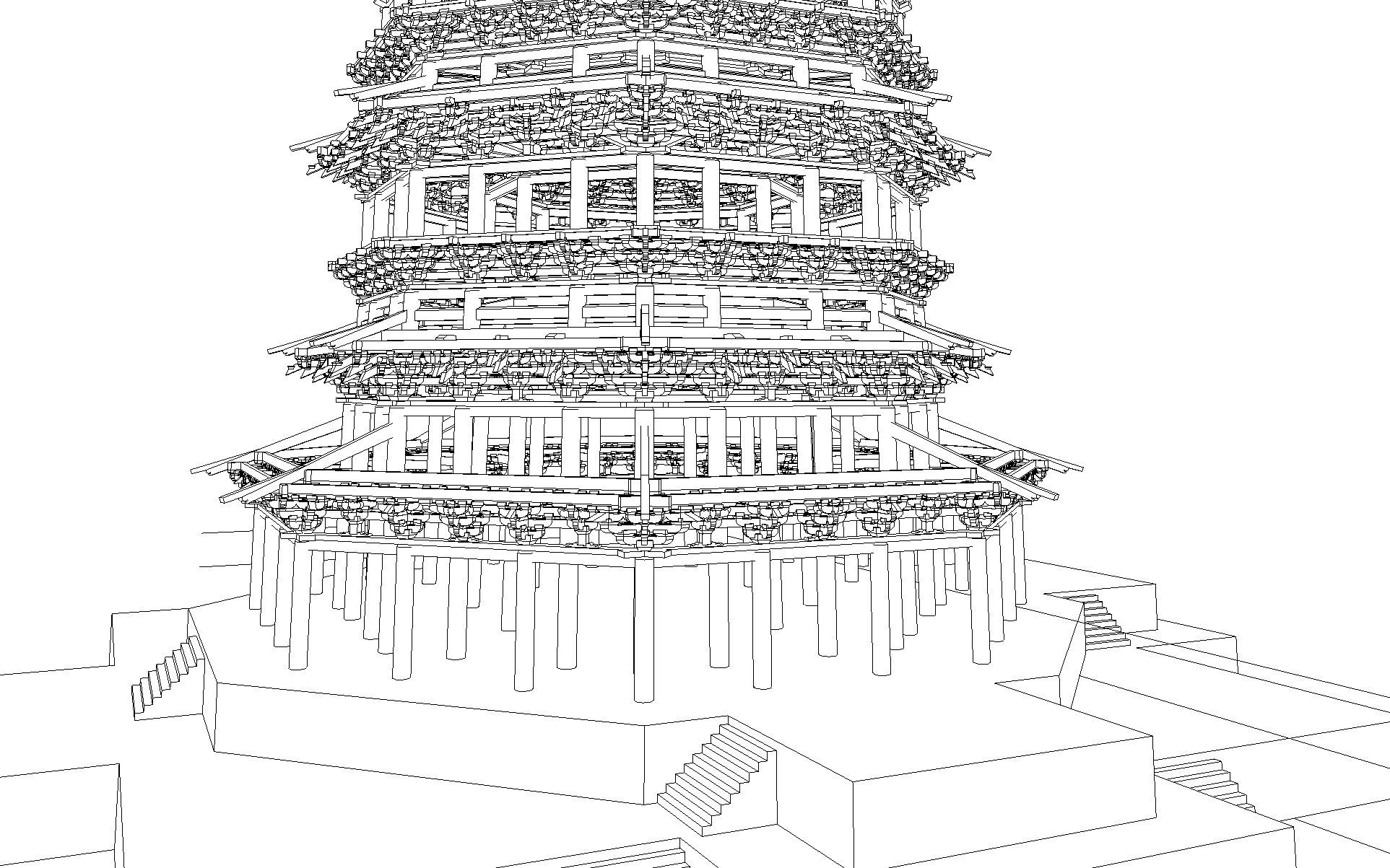 应县木塔建模第三期 宋式斗拱术语 应县木塔斗拱解析01哔哩哔哩bilibili