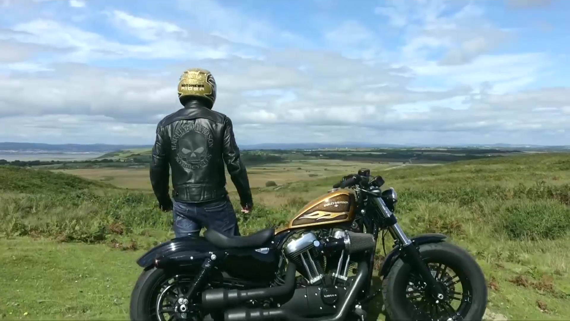 英国 500辆哈雷运动883 聚会骑行