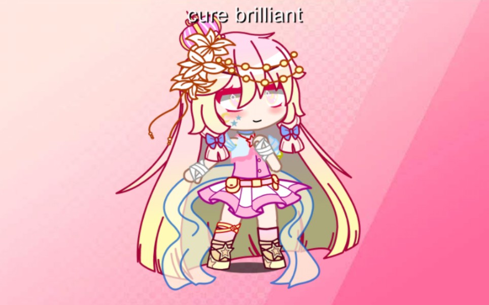 《bright jewelry!光之美少女!》粉主cure brilliant变身动画翻新哔哩哔哩bilibili