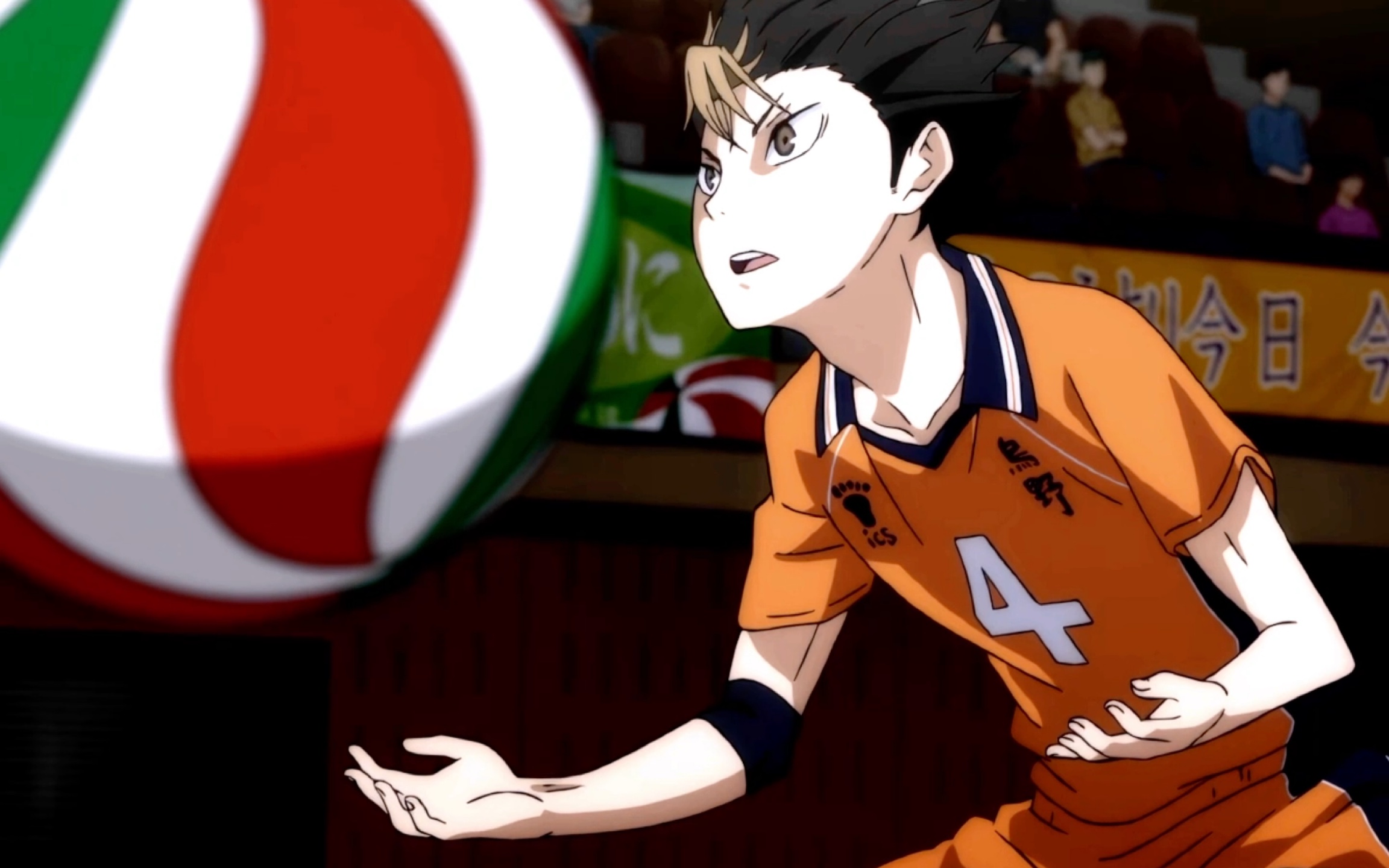 【排球少年】"排球是永远向上的运动" 救球瞬间