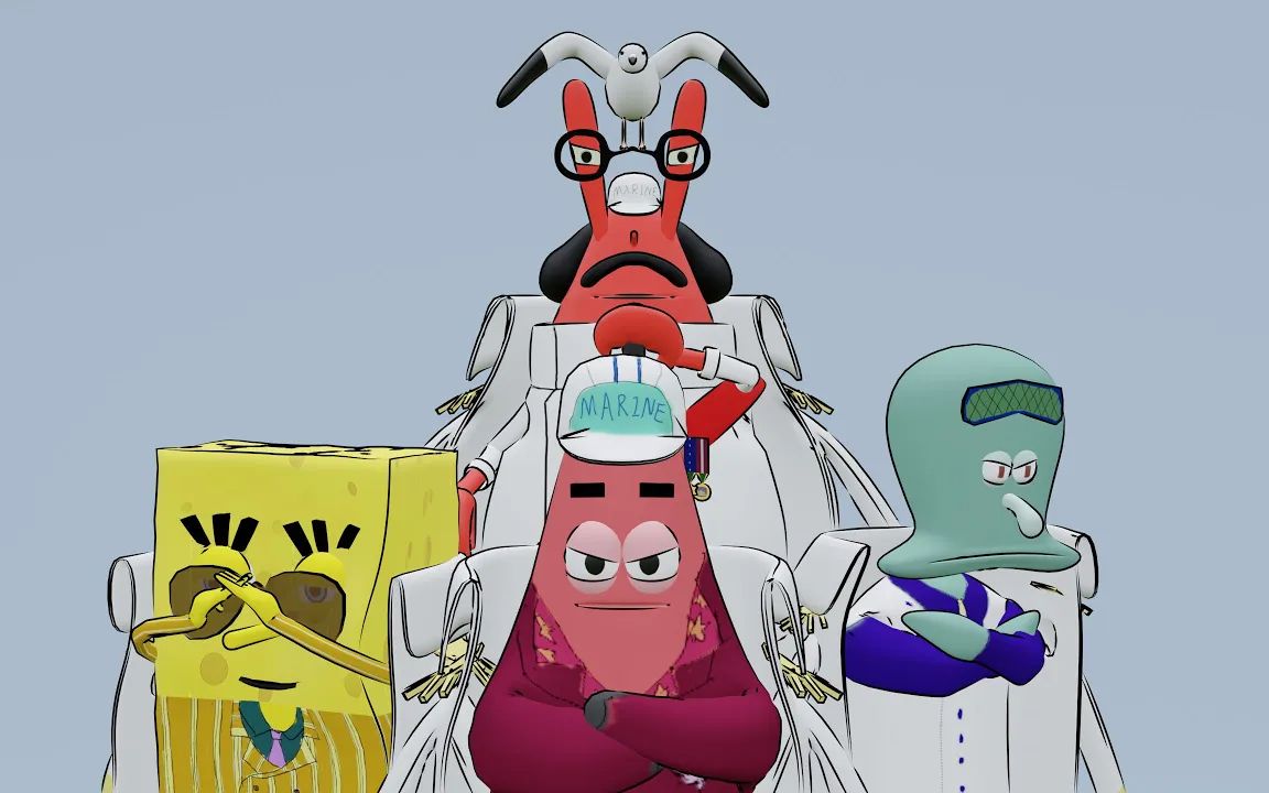 海鲜三大将的压迫感