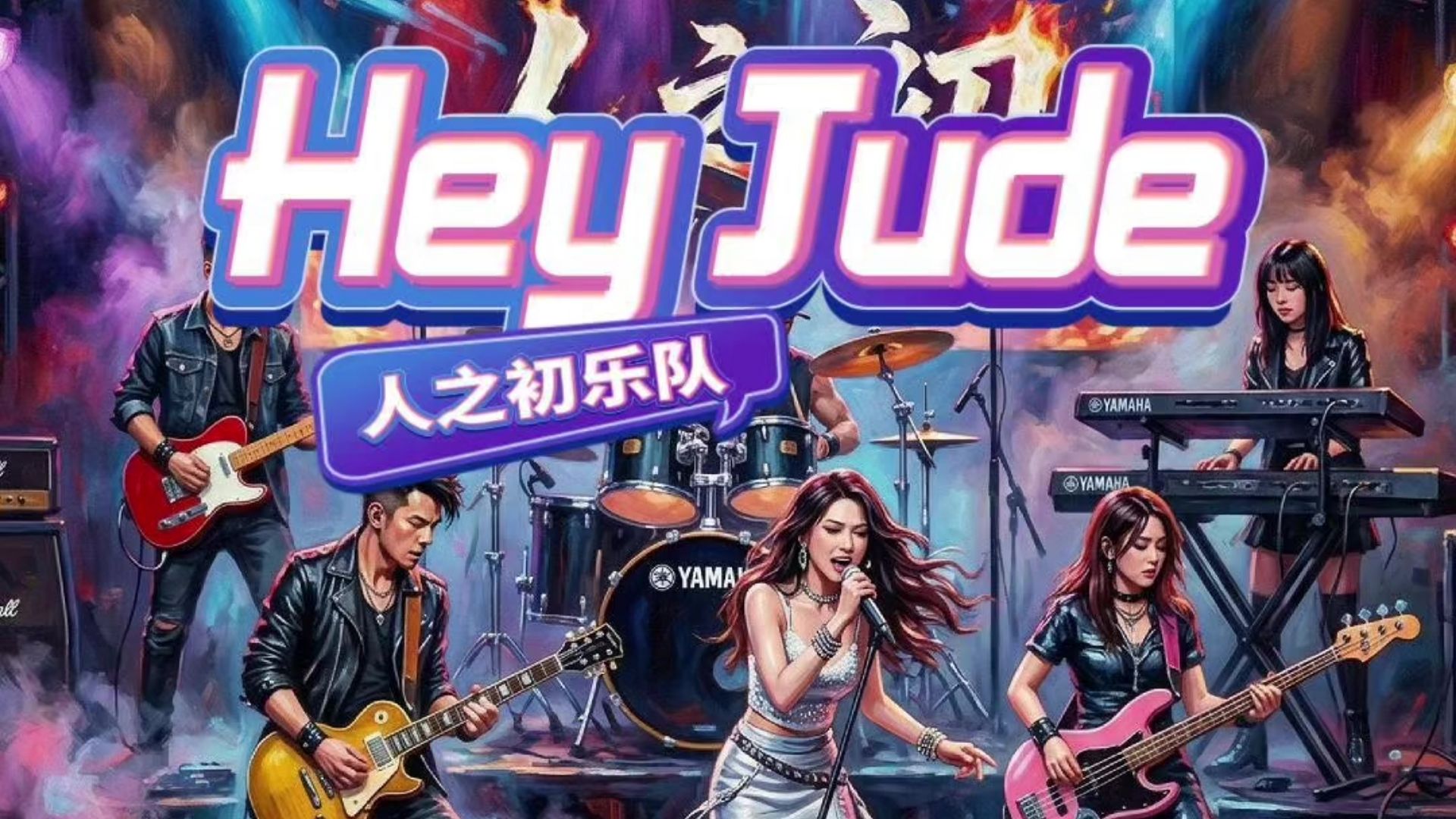 女声摇滚版翻唱The Beatles《Hey Jude》，网友点歌