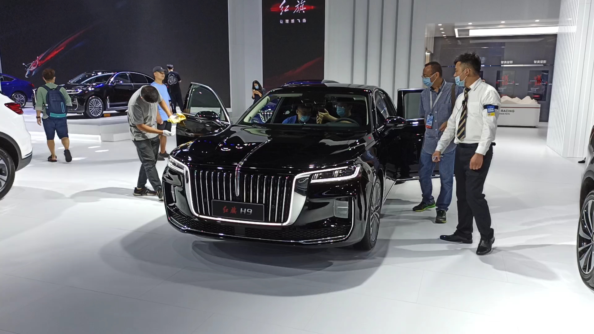 红旗h9车展实拍,气场不输于劳斯莱斯_哔哩哔哩 (゜-゜)つロ 干杯