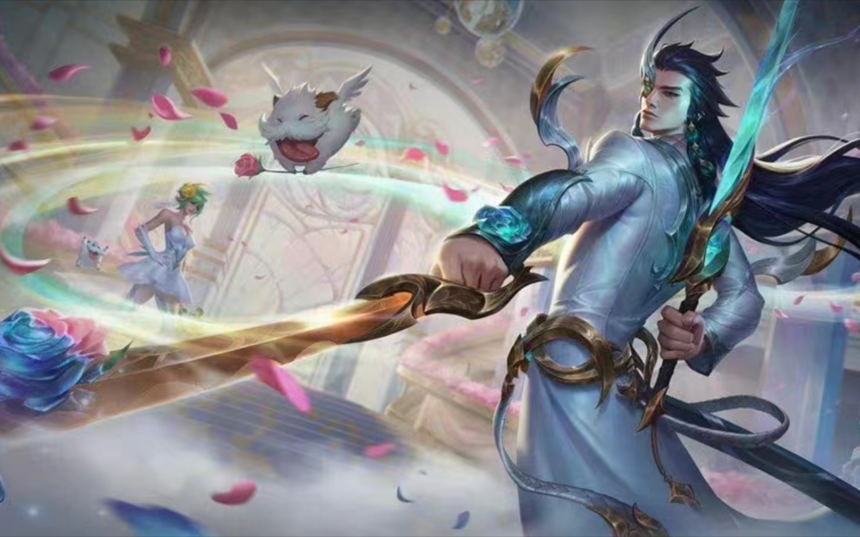 英雄联盟手游 水晶玫瑰永恩上手试玩