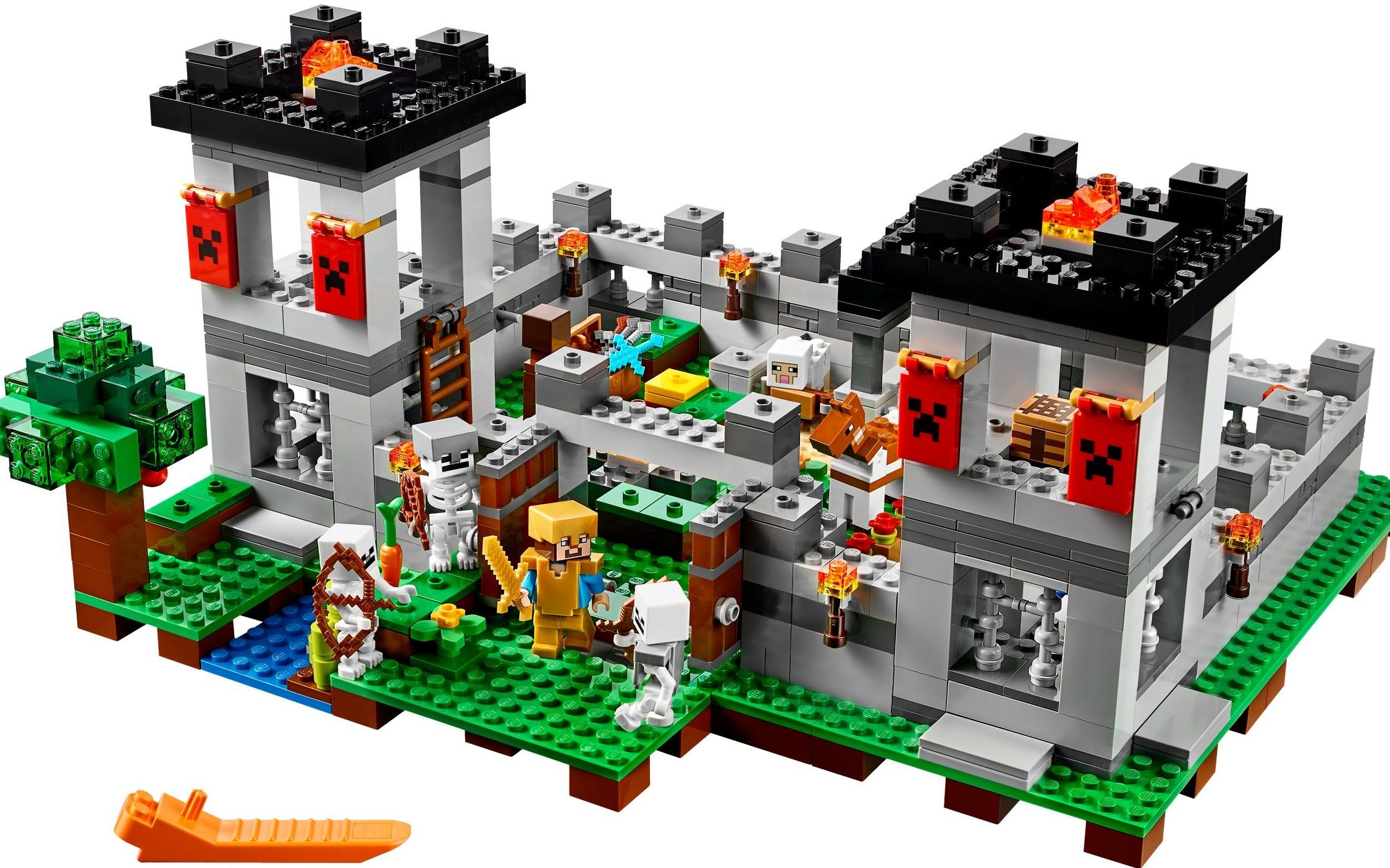 乐高 lego 21127 minecraft 我的世界 要塞堡垒 速拼评测