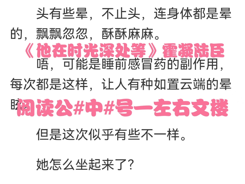 [图]热门小说推荐《他在时光深处等》霍凝陆臣又名《霍凝陆臣》