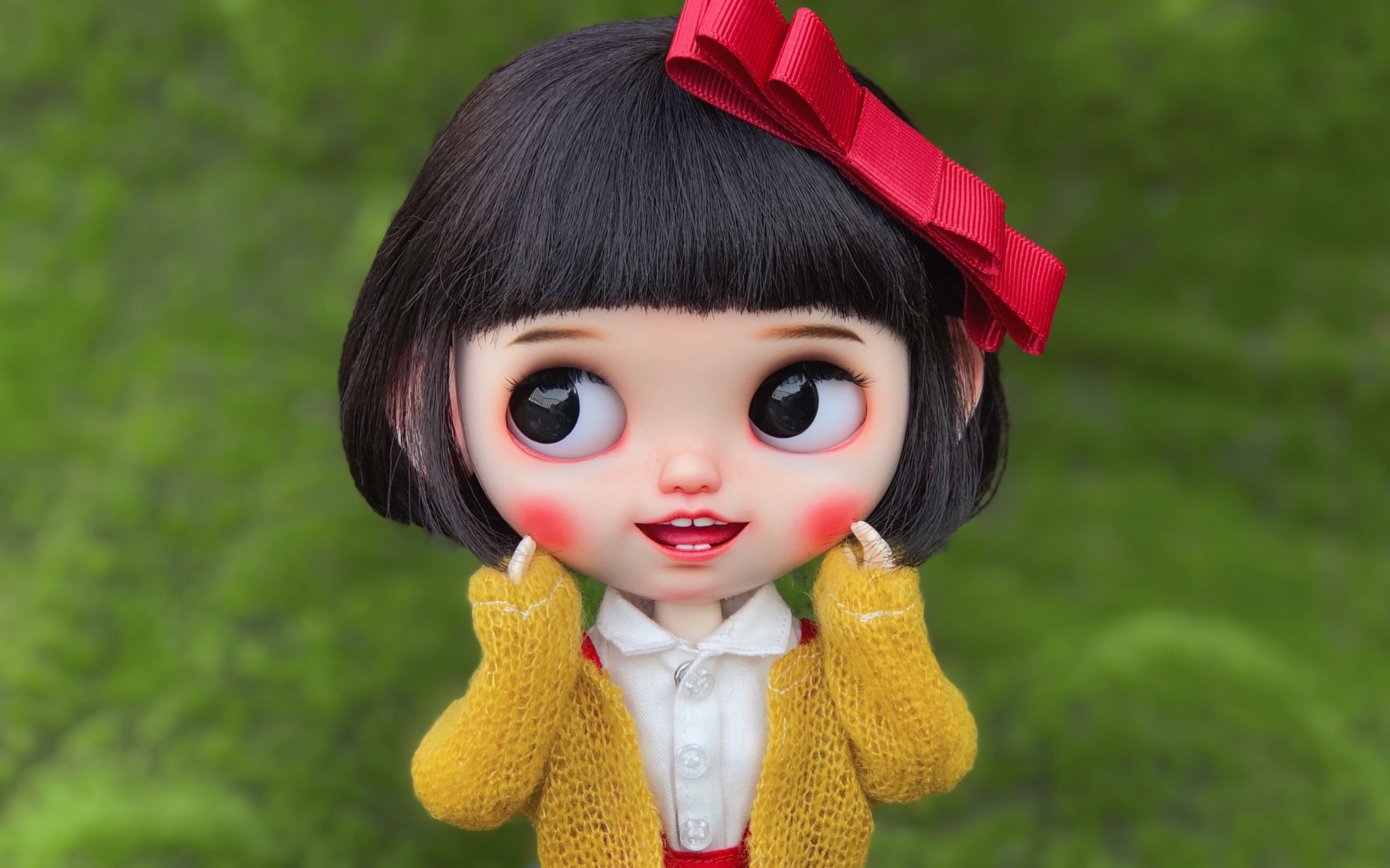 【blythe小布改娃】妆宝丸子小姐 主题樱桃小丸子【七星星改妆】