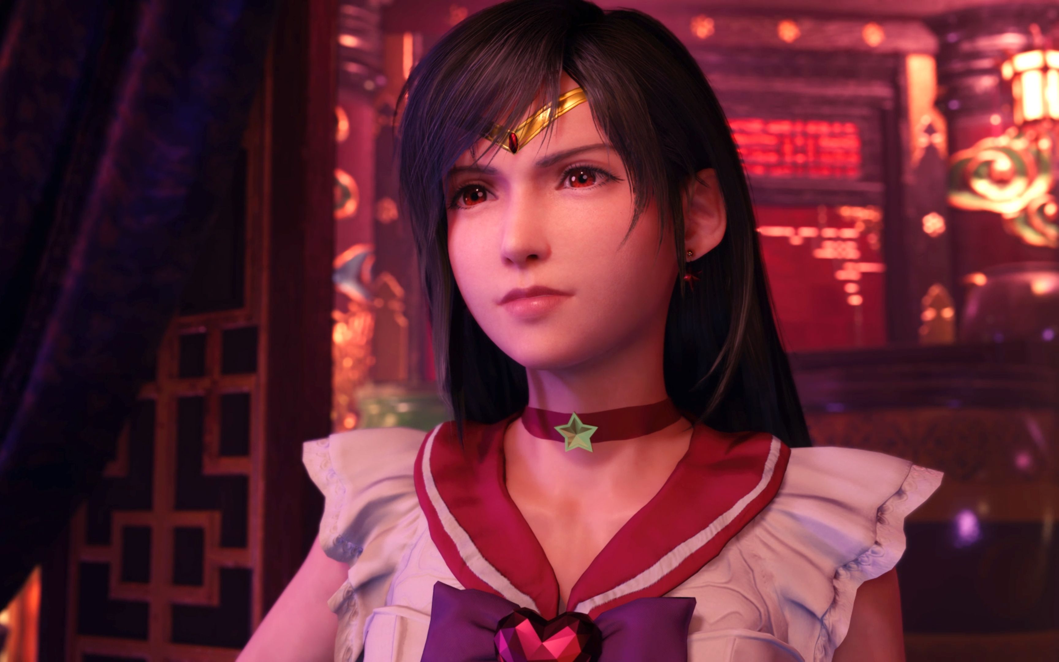 蒂法cos美少女战士和爱丽丝一起哦