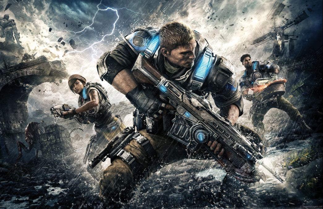 【4k】gears of war 4 战争机器4-通往地狱的电梯