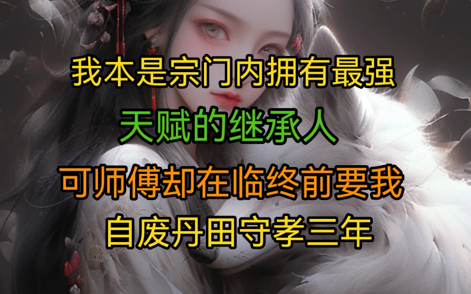 [图]我本是宗门内拥有最强天赋的继承人，可师傅却在临终前要我自废丹田守孝三年！