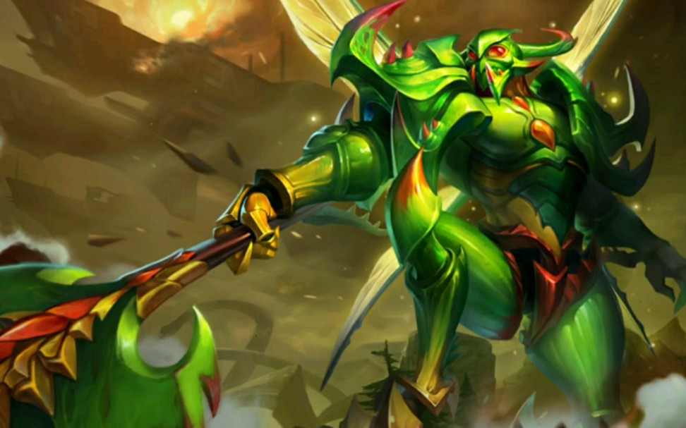 英魂之刃口袋版新英雄时空猎手皮肤强殖妖斧头